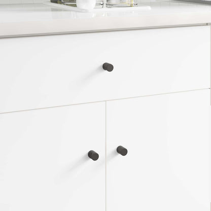Kastknop 1011 pcs Zwart IJzer