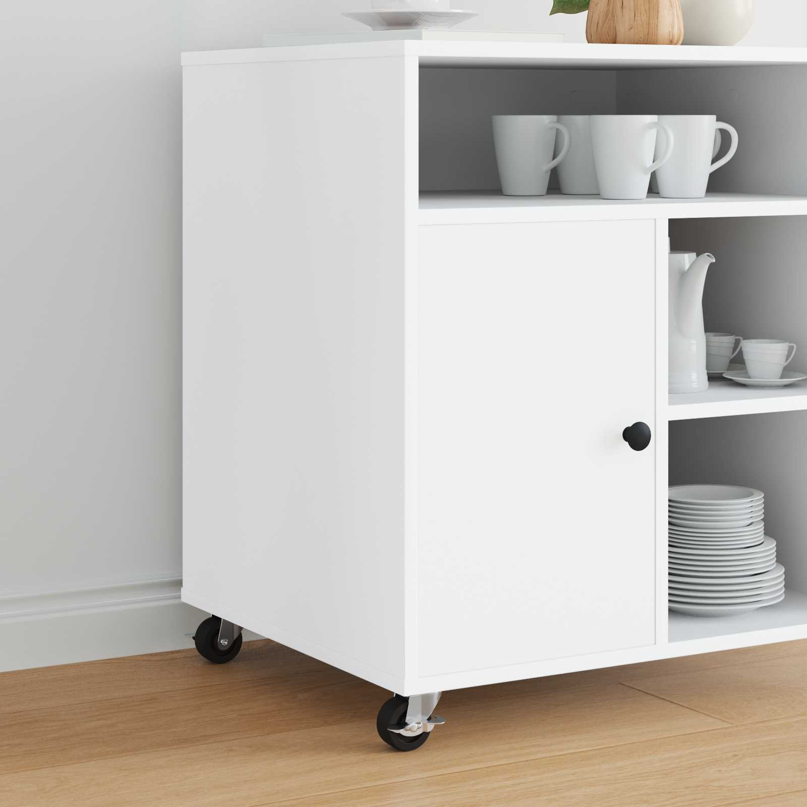 Caster 12 pcs Zwart en zilver 63 x 48 x 46 mm IJs en nylon