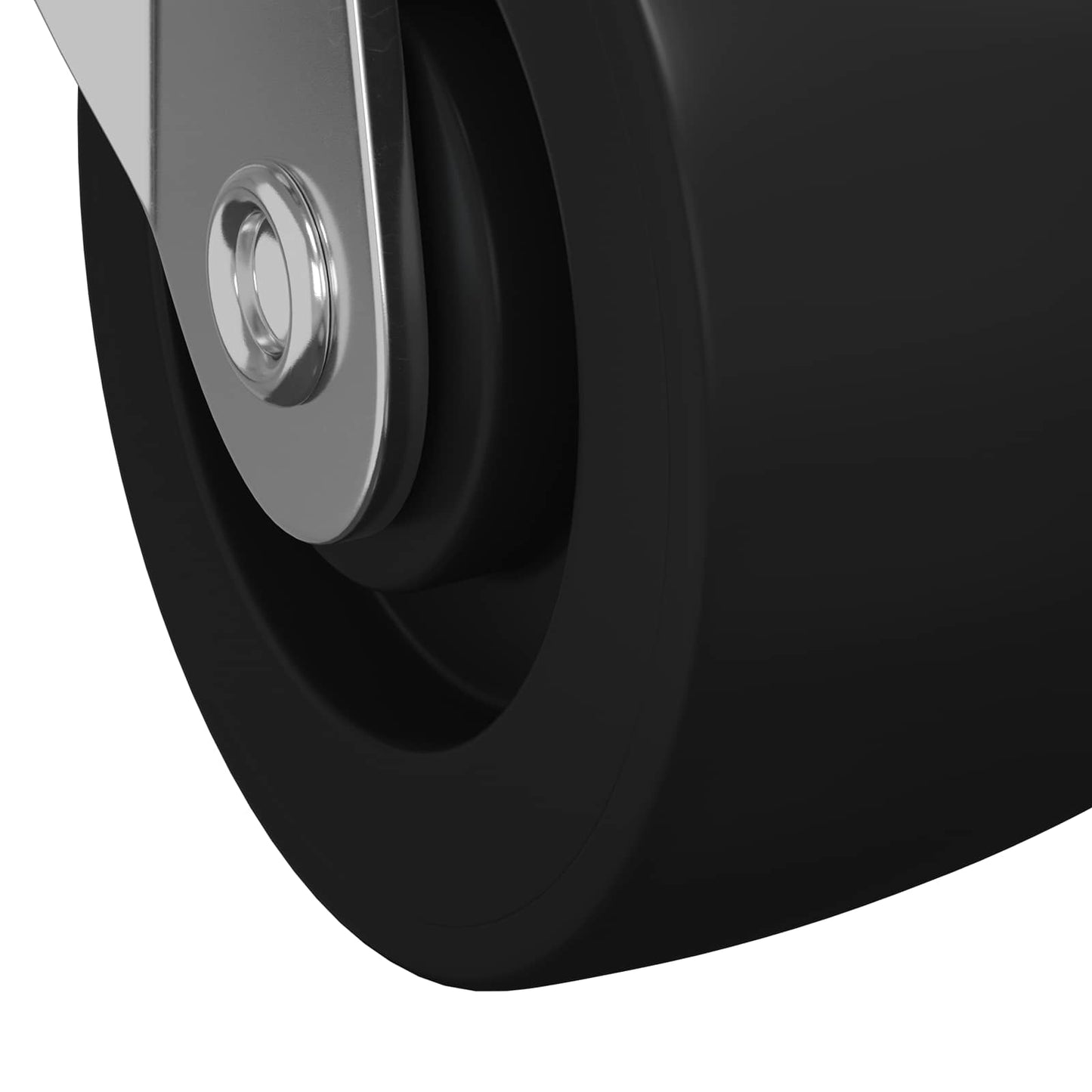 Zwenkwiel 2 pcs Zilver 60 x 60 x 50 mm IJs en nylon