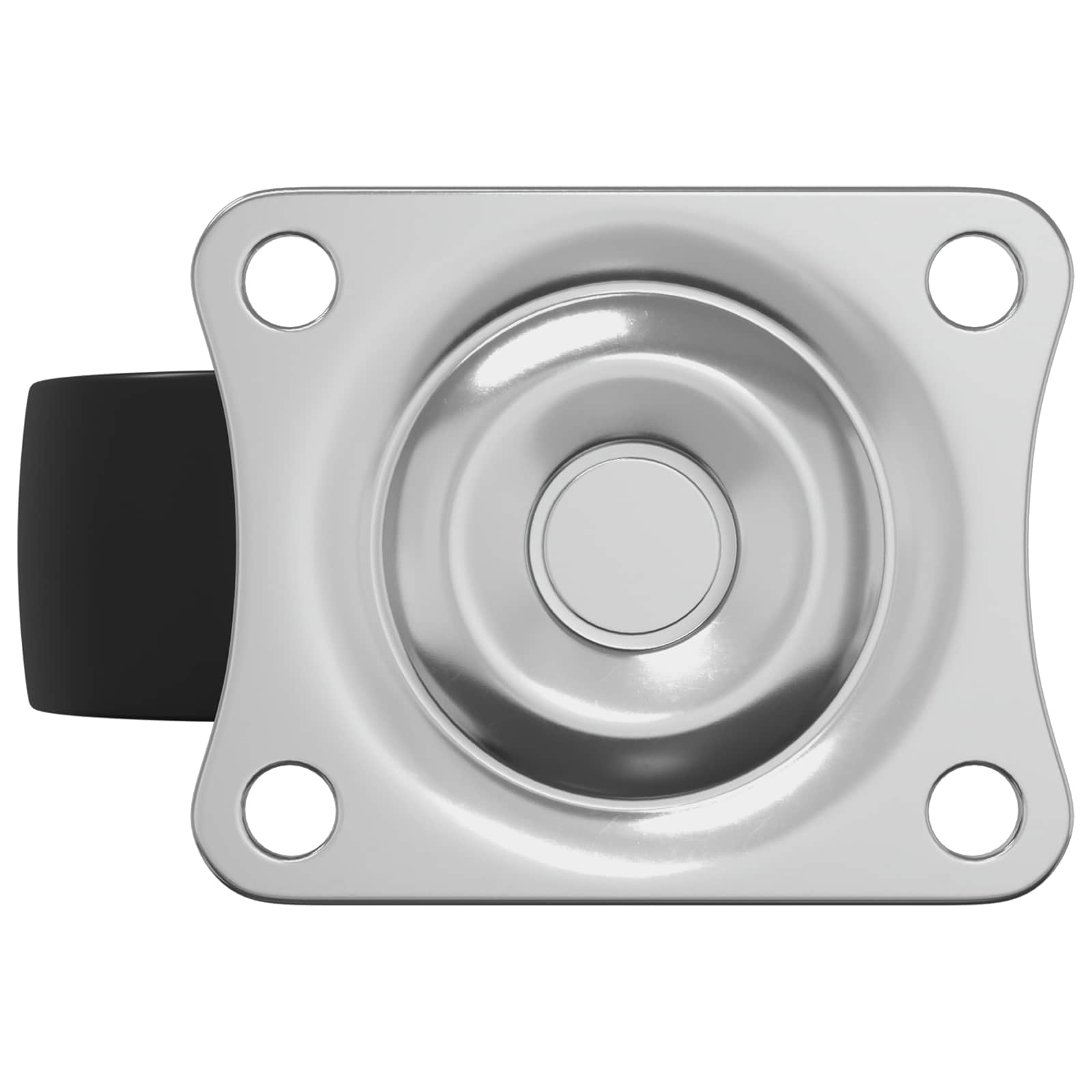 Zwenkwiel 2 pcs Zilver 60 x 60 x 50 mm IJs en nylon