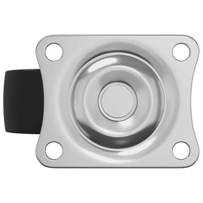 Zwenkwiel 2 pcs Zilver 60 x 60 x 50 mm IJs en nylon