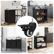 Wielen 12 pcs Zwart M6 x 1.5 mm IJs en nylon