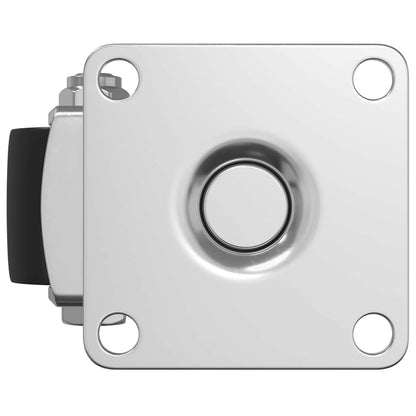 Caster 2 pcs Zilver 50 mm Nylon