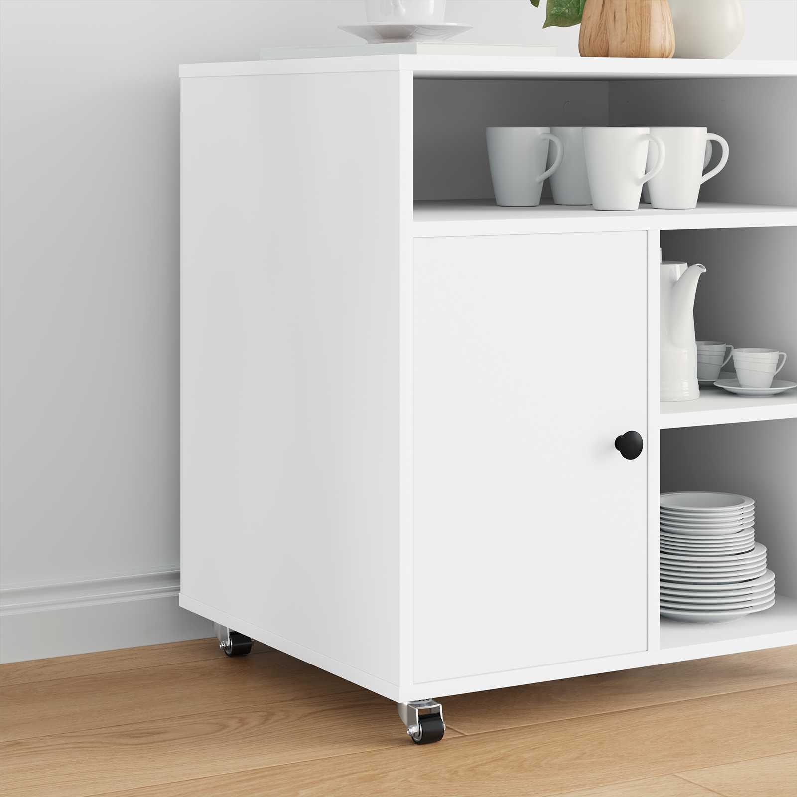 Caster 12 pcs Zilver 50 mm Nylon