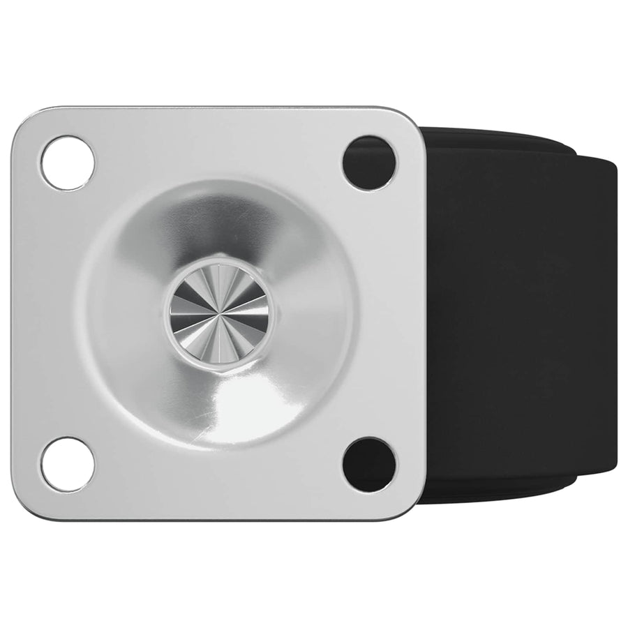 Zwenkwiel 2 pcs Zwart 54 mm Ijzer en PP