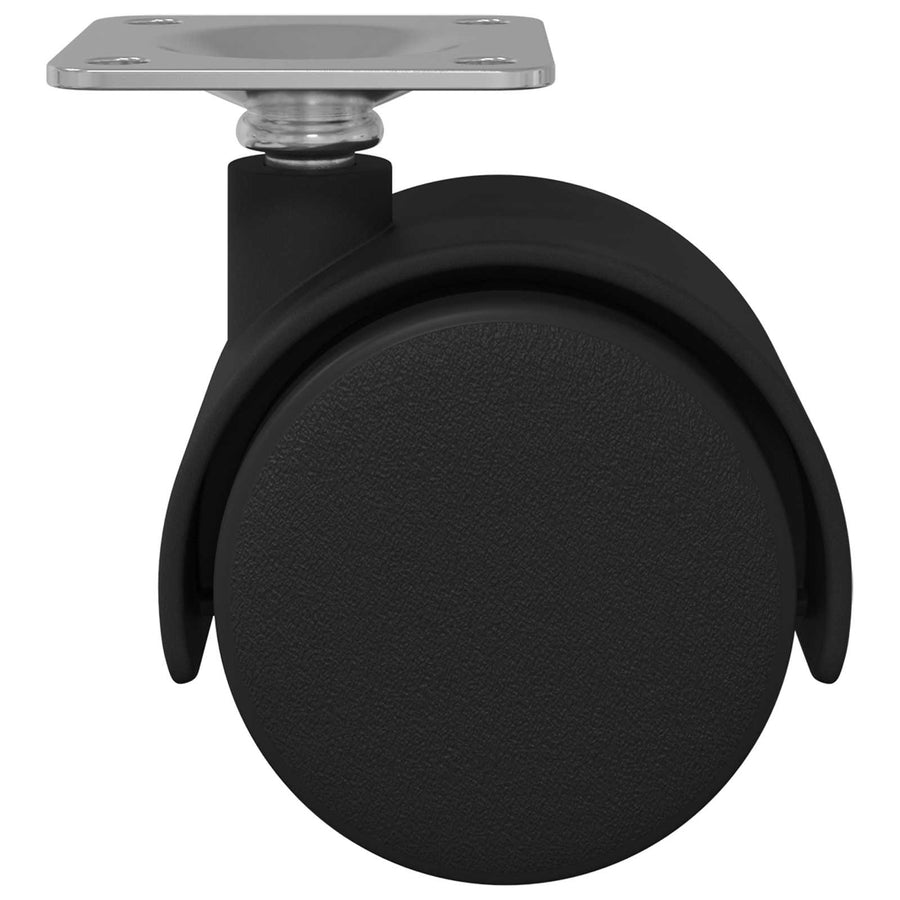 Zwenkwiel 12 pcs Zwart 54 mm Ijzer en PP
