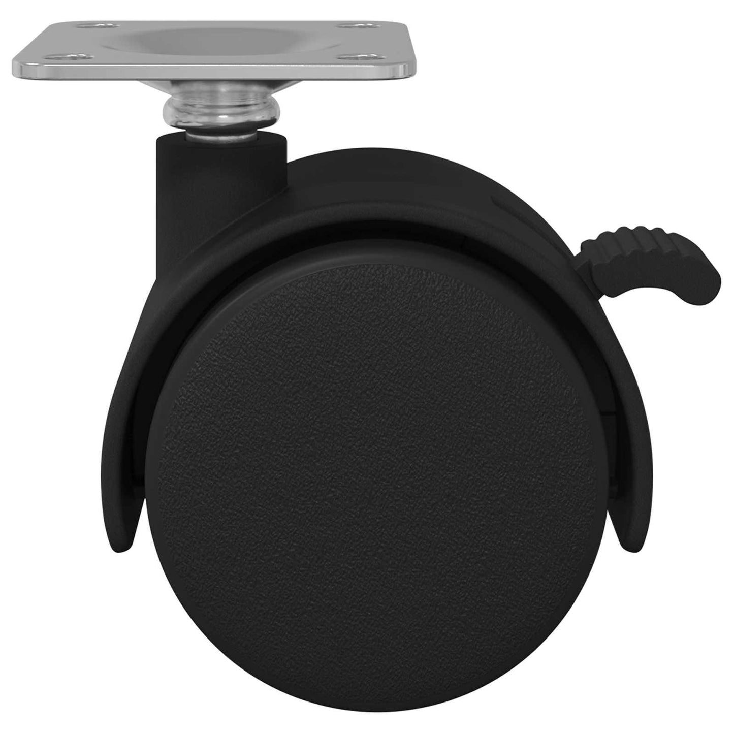 Wiel Zwart IJzer en Polypropyleen