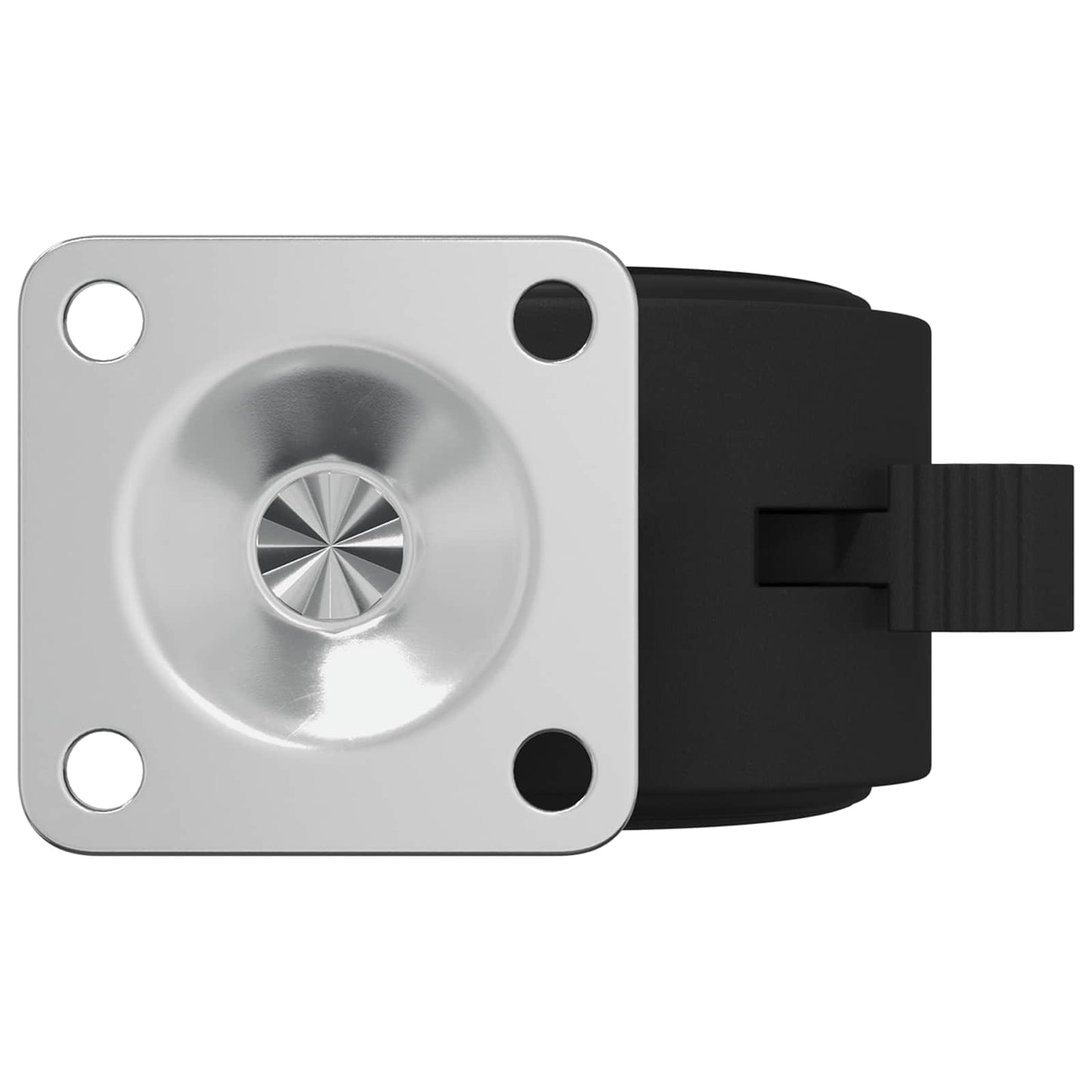 Wiel Zwart IJzer en Polypropyleen