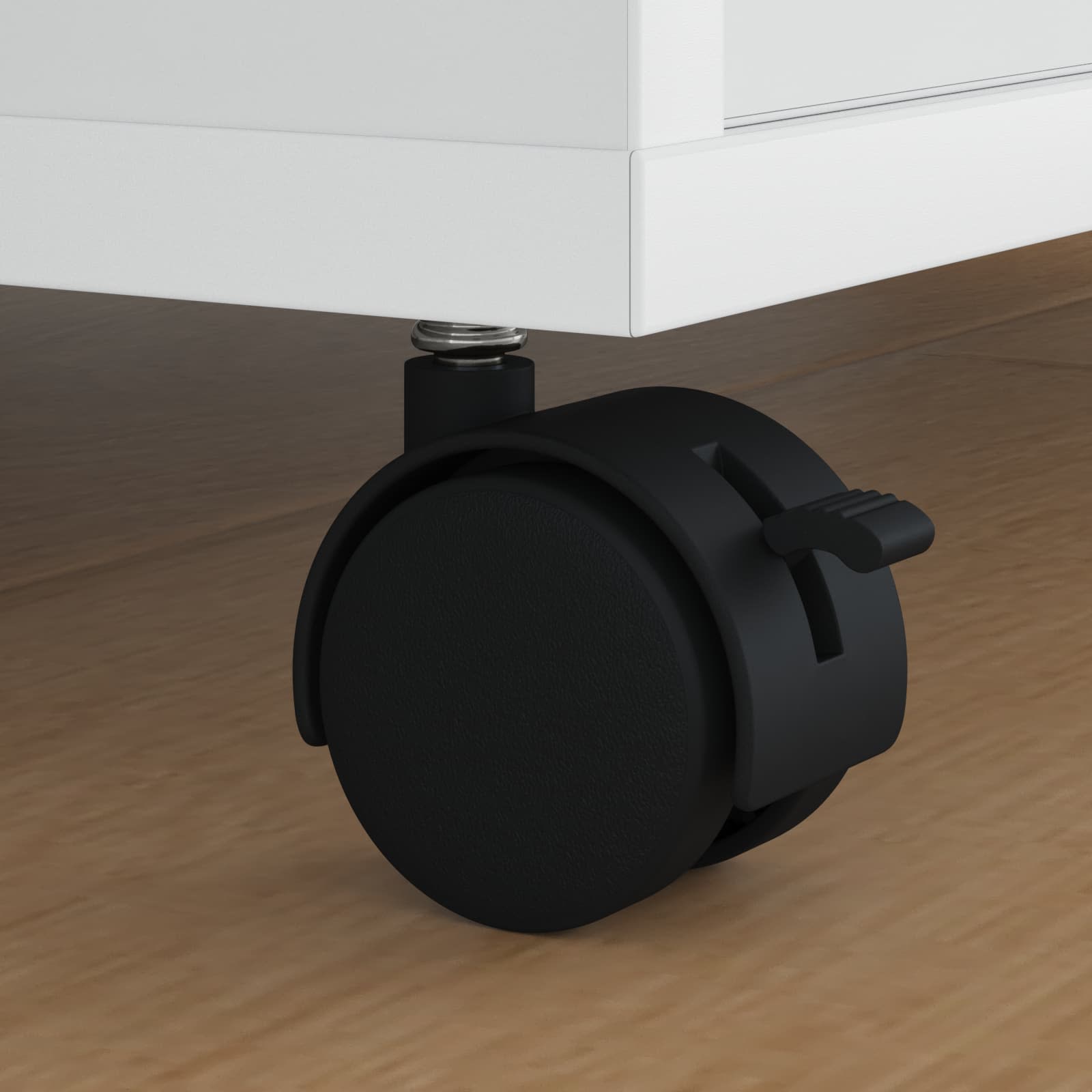 Wiel Zwart IJzer en Polypropyleen