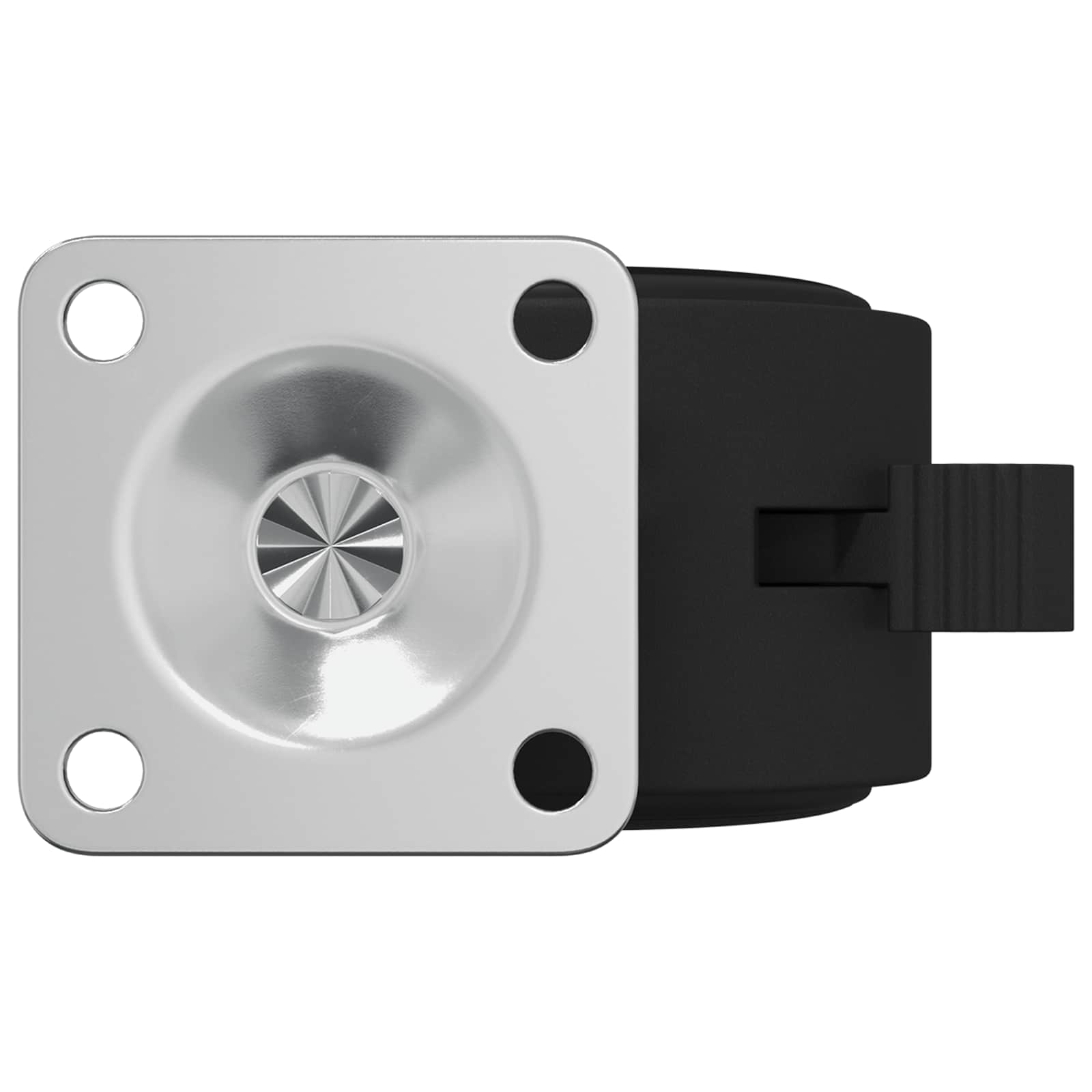 Wiel Zwart IJzer en Polypropyleen