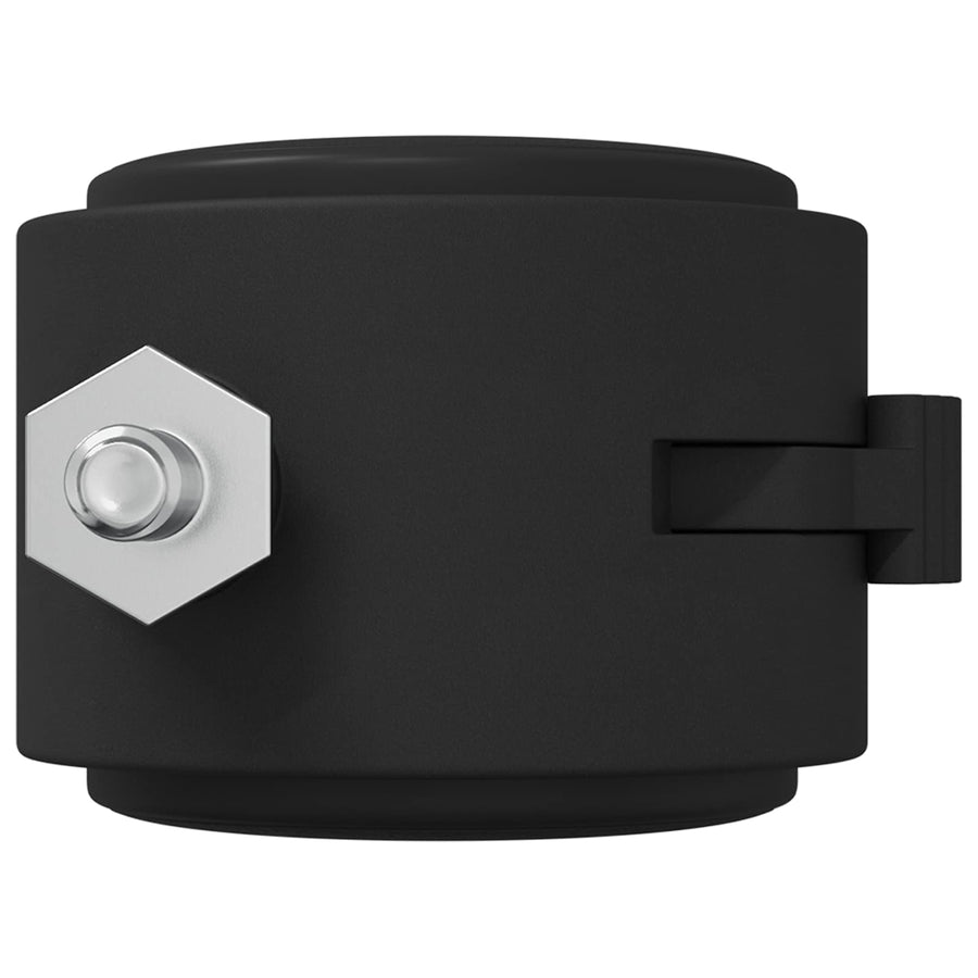 Caster 2 pcs Zwart en Zilver 37,8 x 40 mm Ijzer en PP
