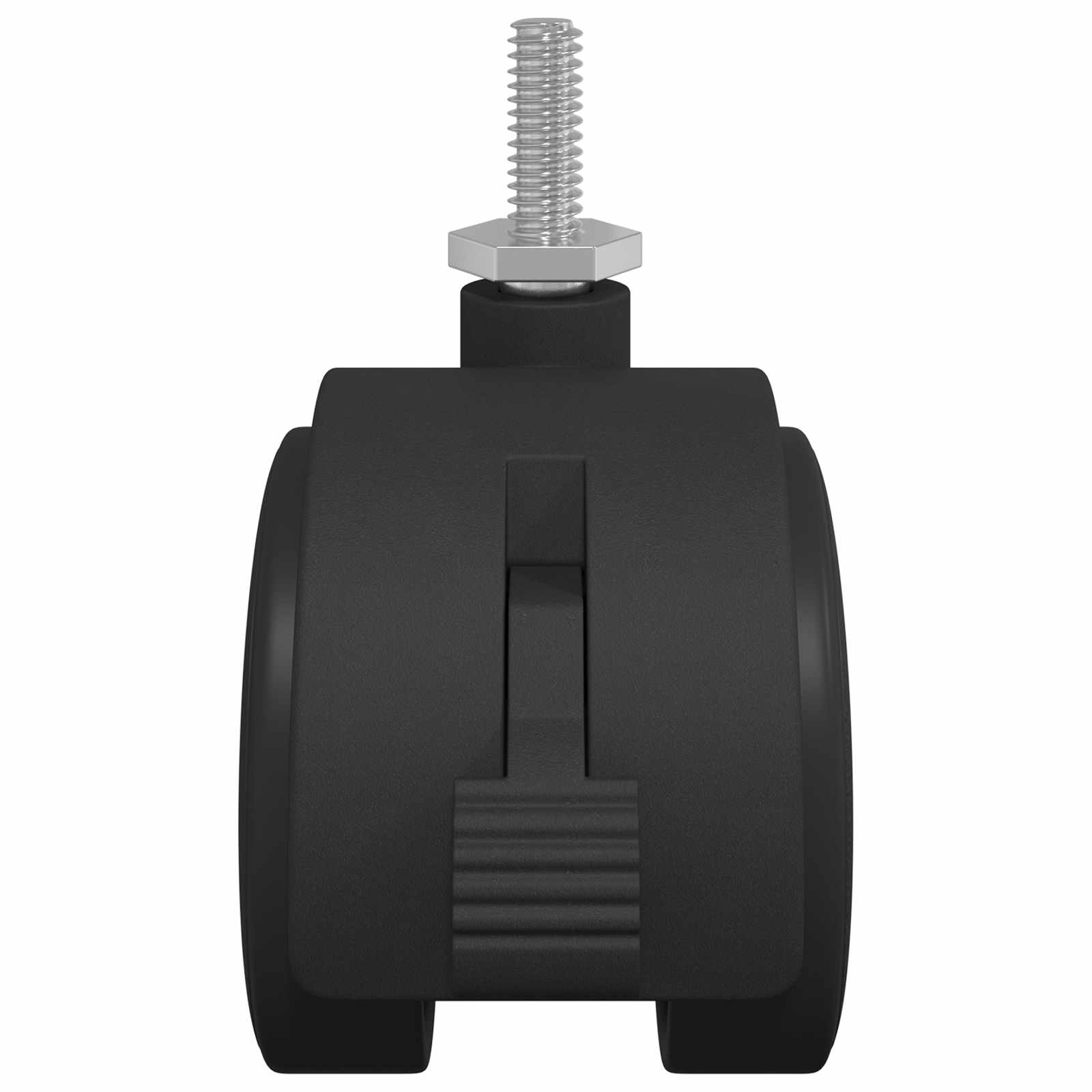 Caster 12 pcs Zwart en Zilver 37,8 x 40 mm Ijzer en PP