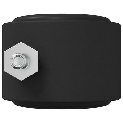 Wielen 2 pcs Zwart 40,1 x 40,1 x 37,8 mm PP en IJzer