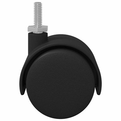 Wielen 12 pcs Zwart 40,1 x 40,1 x 37,8 mm PP en IJzer