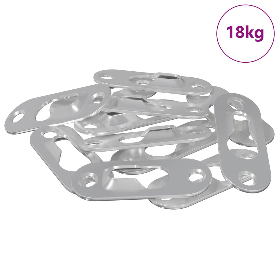 Sleufhanger 3673 pcs Zilver 45 x 16 x 3.5 mm IJzer