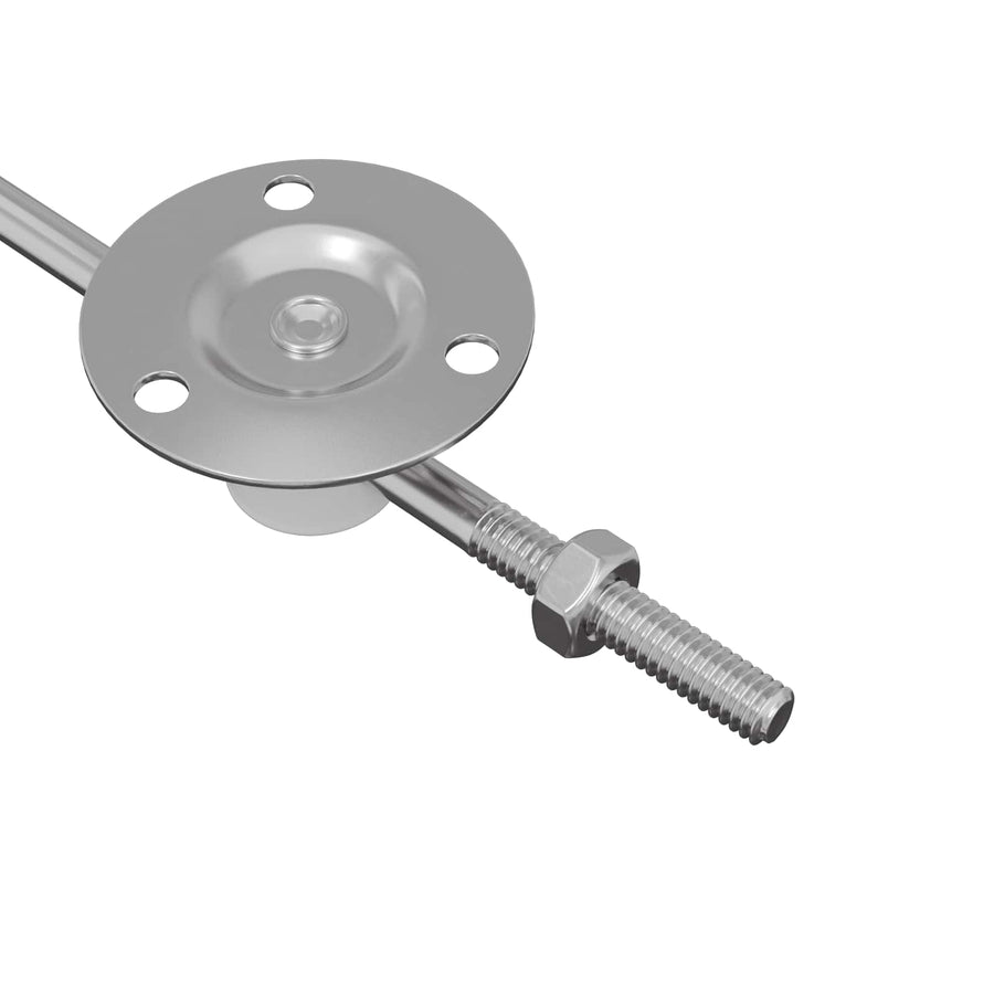 Deksel ondersteunend scharnier 2 pcs Zilver 194 x 36 x 18 mm