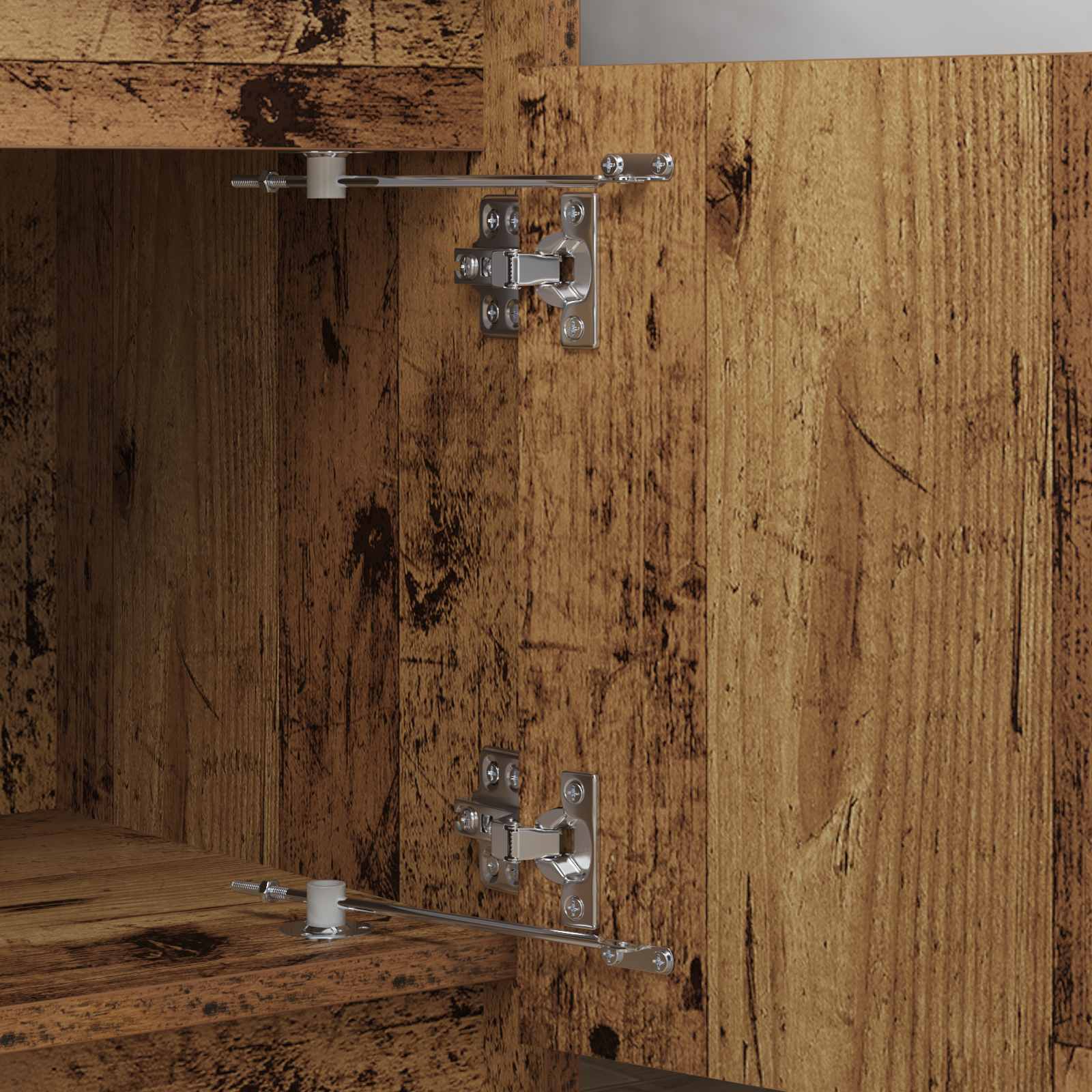 Deksel ondersteunend scharnier 2 pcs Zilver 194 x 36 x 18 mm
