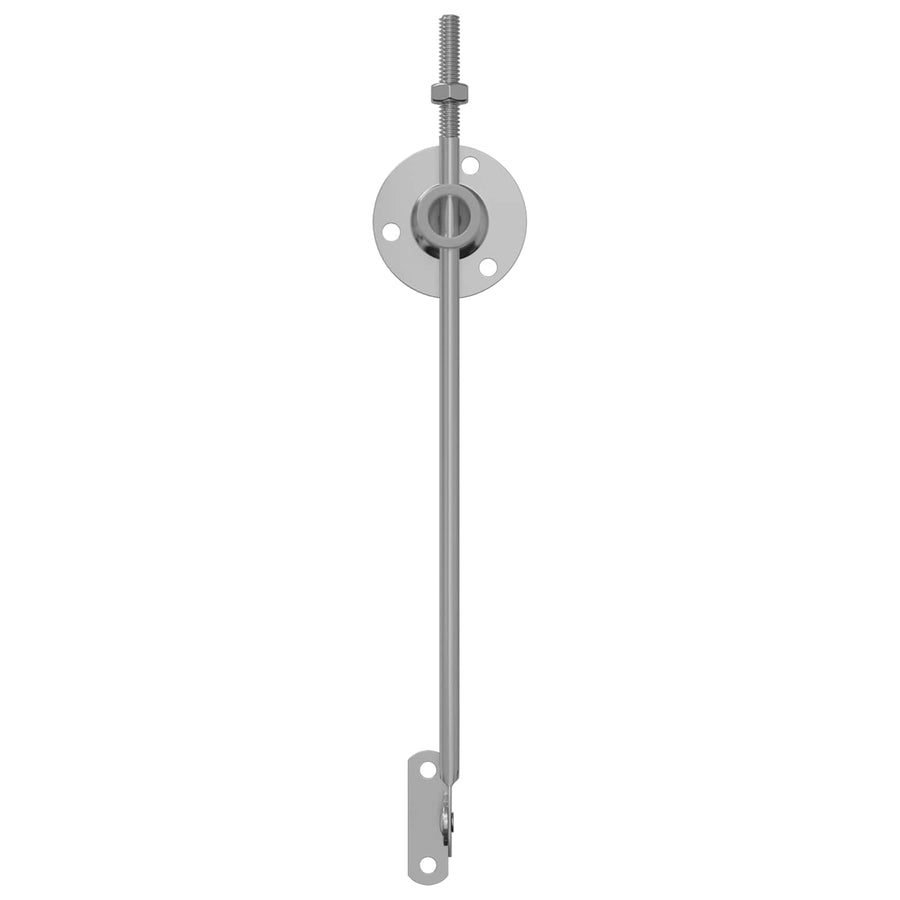 Deksel ondersteunend scharnier 2 pcs Zilver 194 x 36 x 18 mm