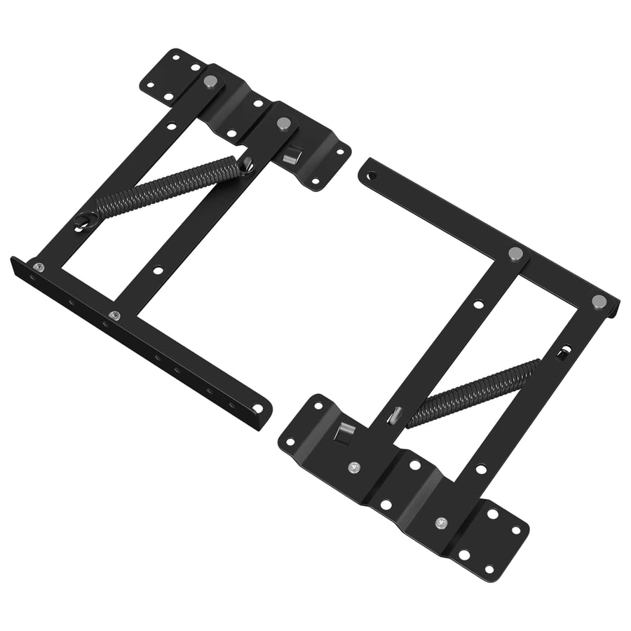 Bed liftmechanisme 2 pcs Zwart 34 x 9.5 x 4 mm IJzer