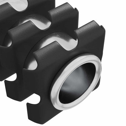 Draadbuis Invoeg 2 pcs Zwart en Zilver 15,8 x 15,8 x 22,5 mm