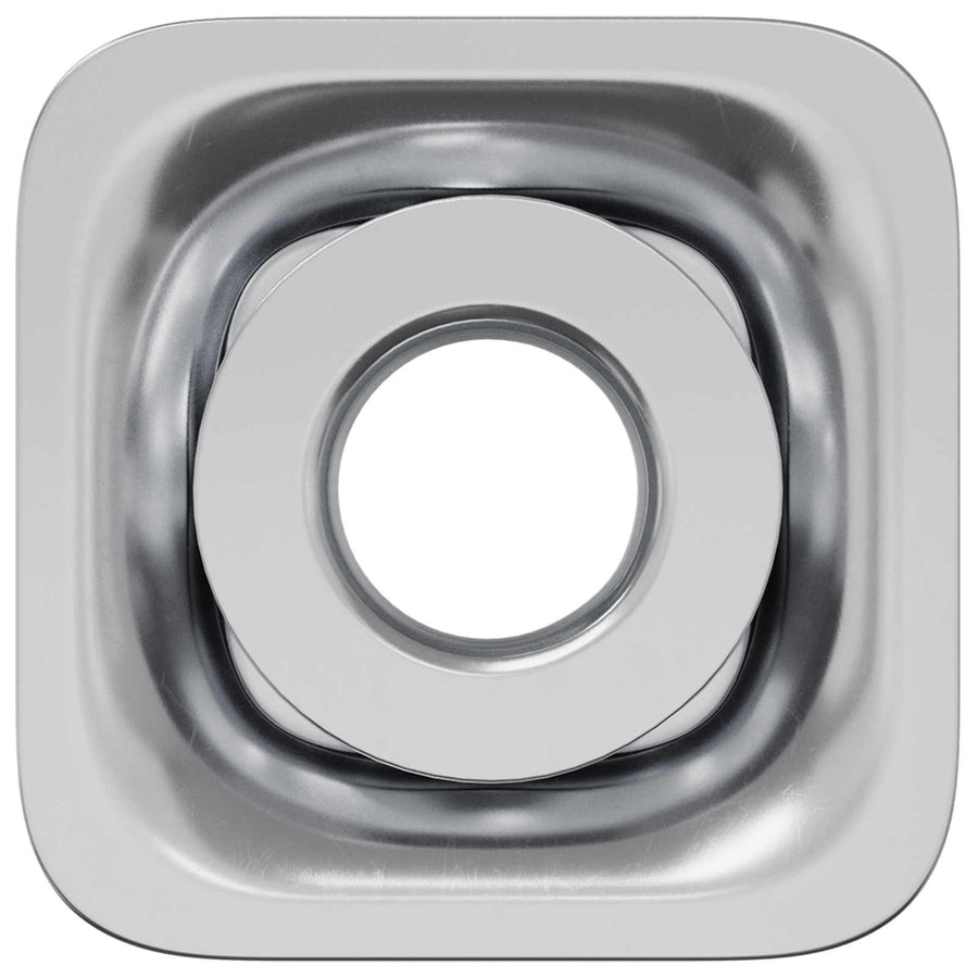 Draadbuis Invoeg 2 pcs Zwart en Zilver 15,8 x 15,8 x 22,5 mm
