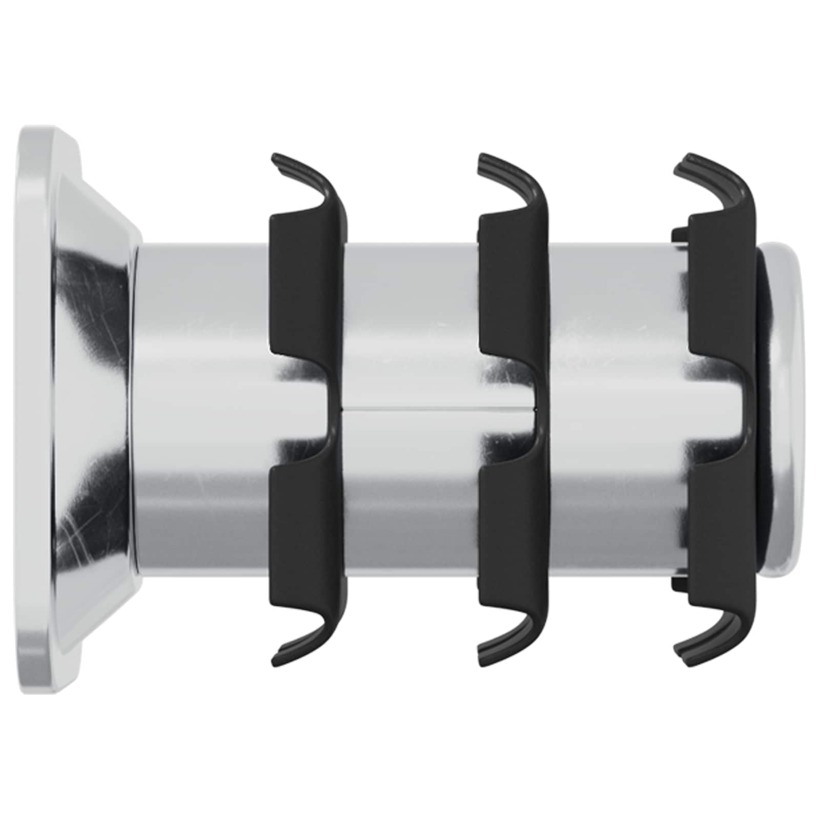 Draadbuis Invoeg 2 pcs Zwart en Zilver 15,8 x 15,8 x 22,5 mm