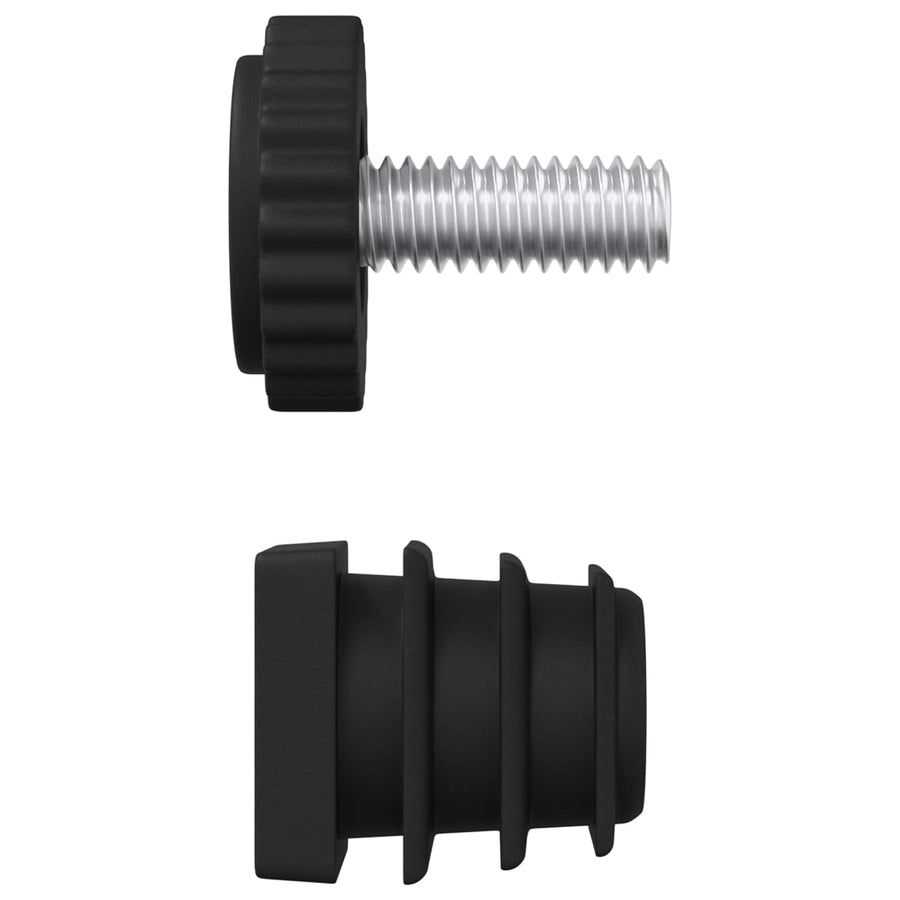 Meubel Levelers Verstelbaar 1895 pcs Zwart PP