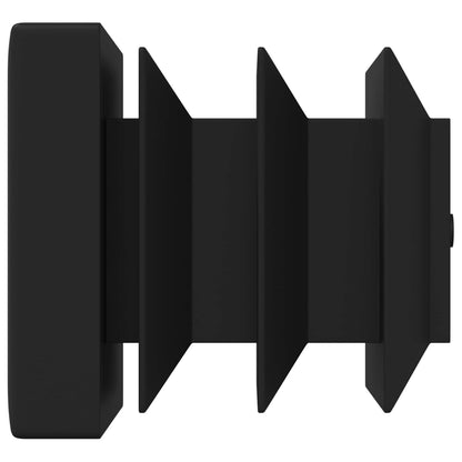 Einddoppen 12 pcs Zwart 15 x 15 x 15 mm PP