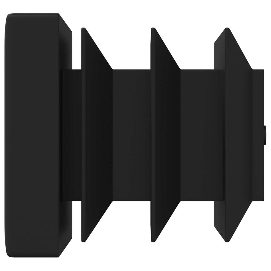 Einddoppen 12 pcs Zwart 15 x 15 x 15 mm PP