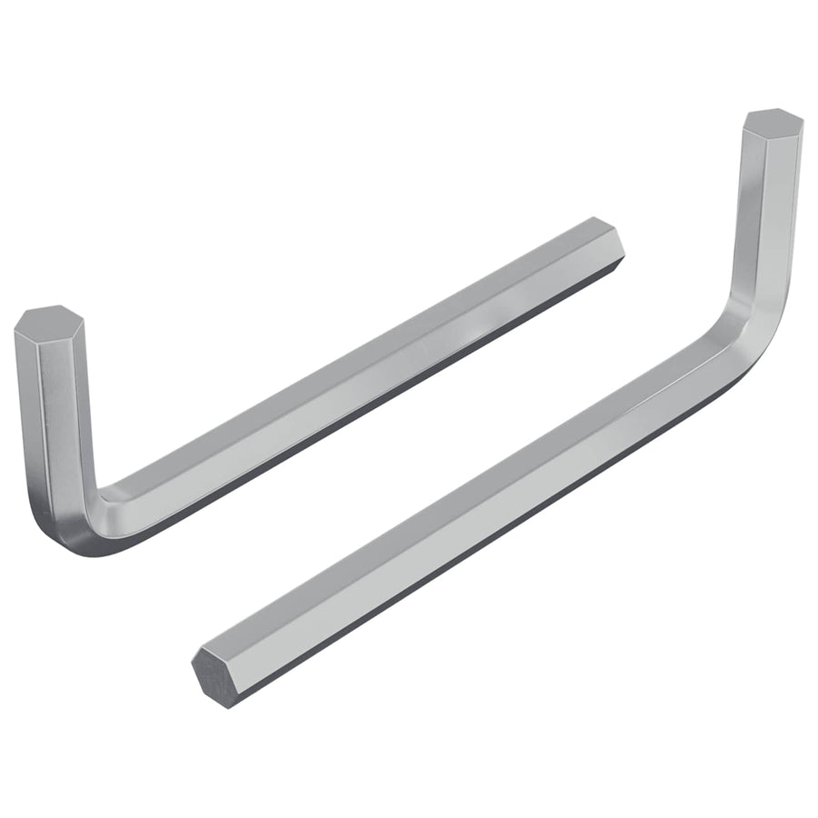 Zeskantsleutel 2 pcs Zilver 32 x 86 mm Staal