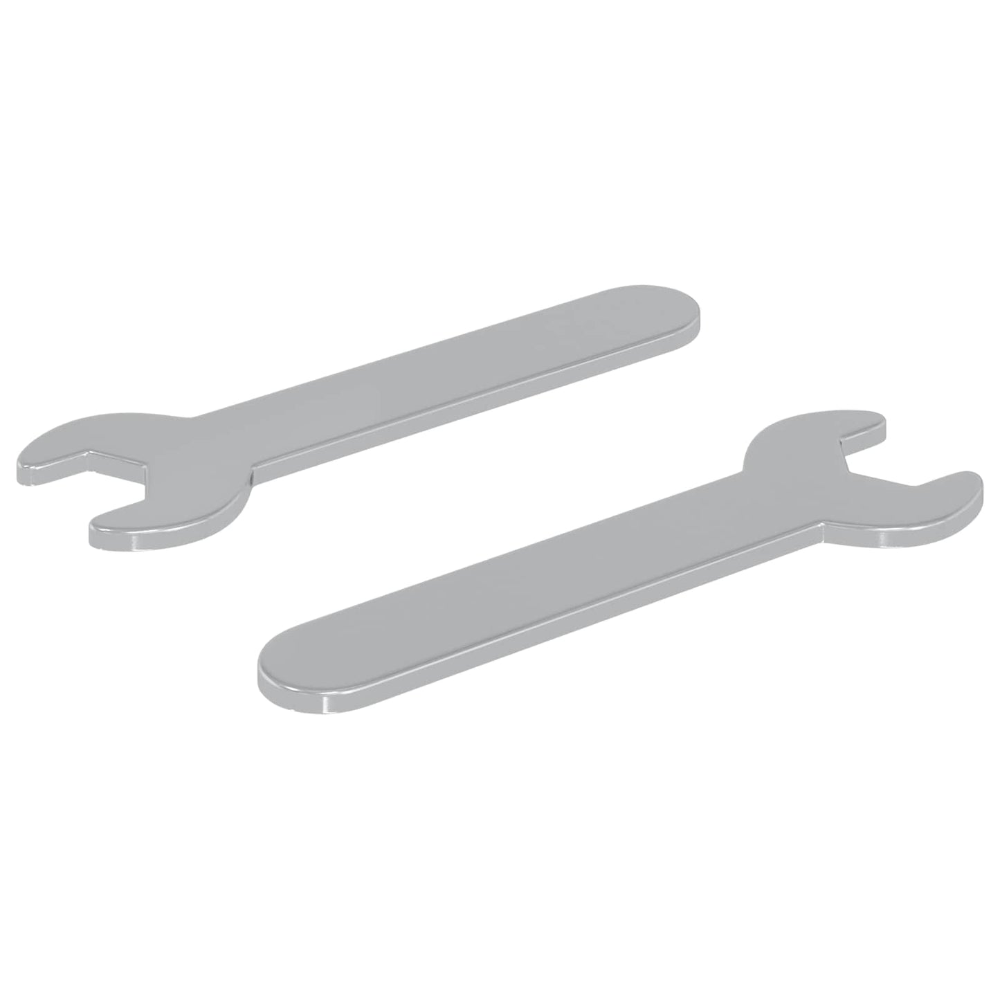 Schroefsleutel 2 pcs Zilver 10 mm IJzer