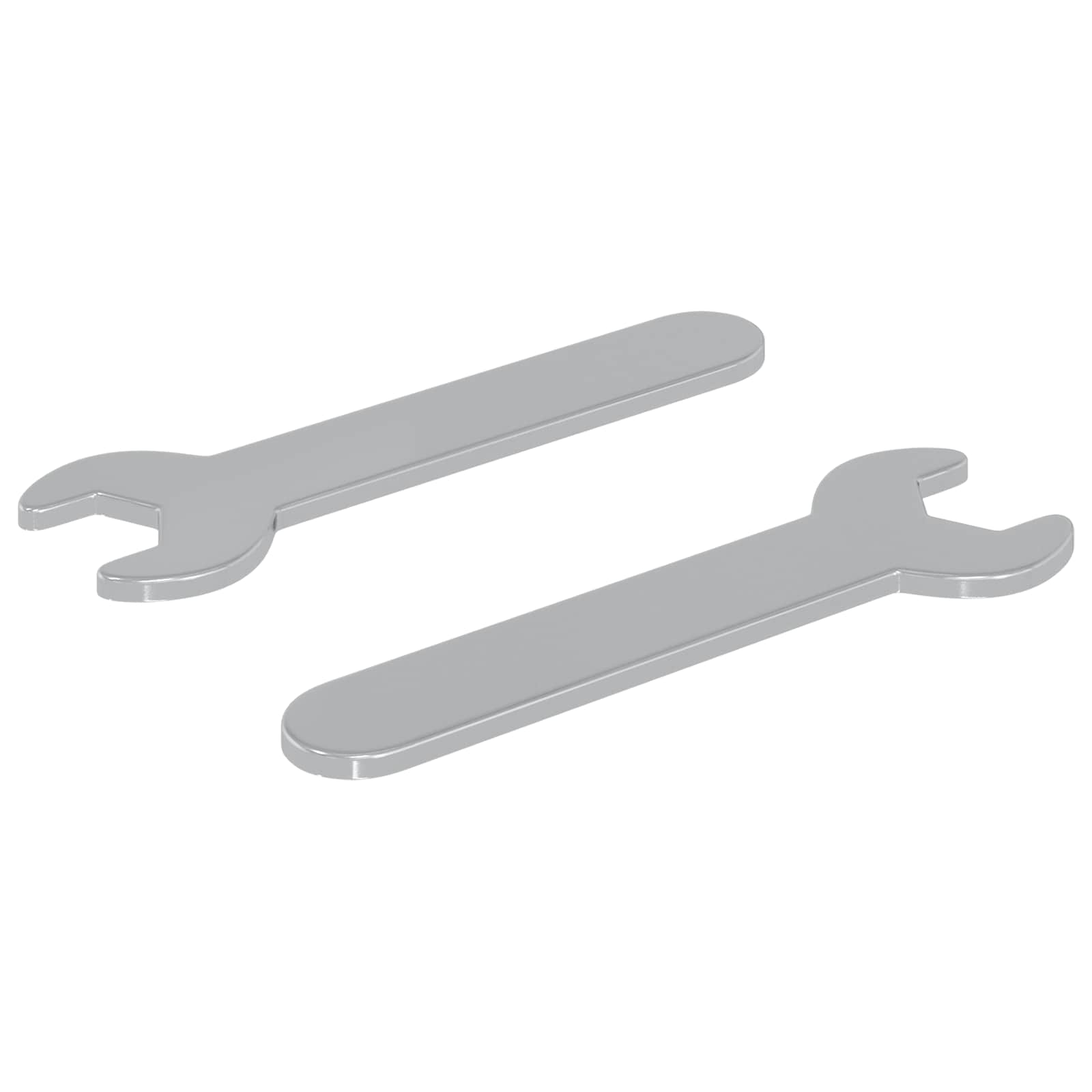 Schroefsleutel 2 pcs Zilver 10 mm IJzer