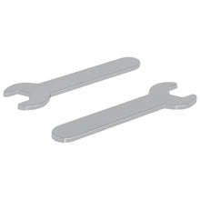 Schroefsleutel 2 pcs Zilver 10 mm IJzer
