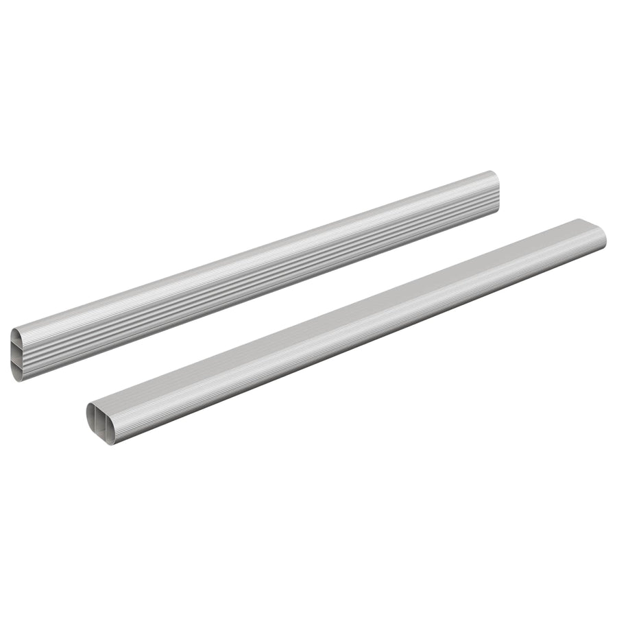 Kaststaaf 2 pcs Zilver 764 x 15 x 29 mm Aluminium Legering