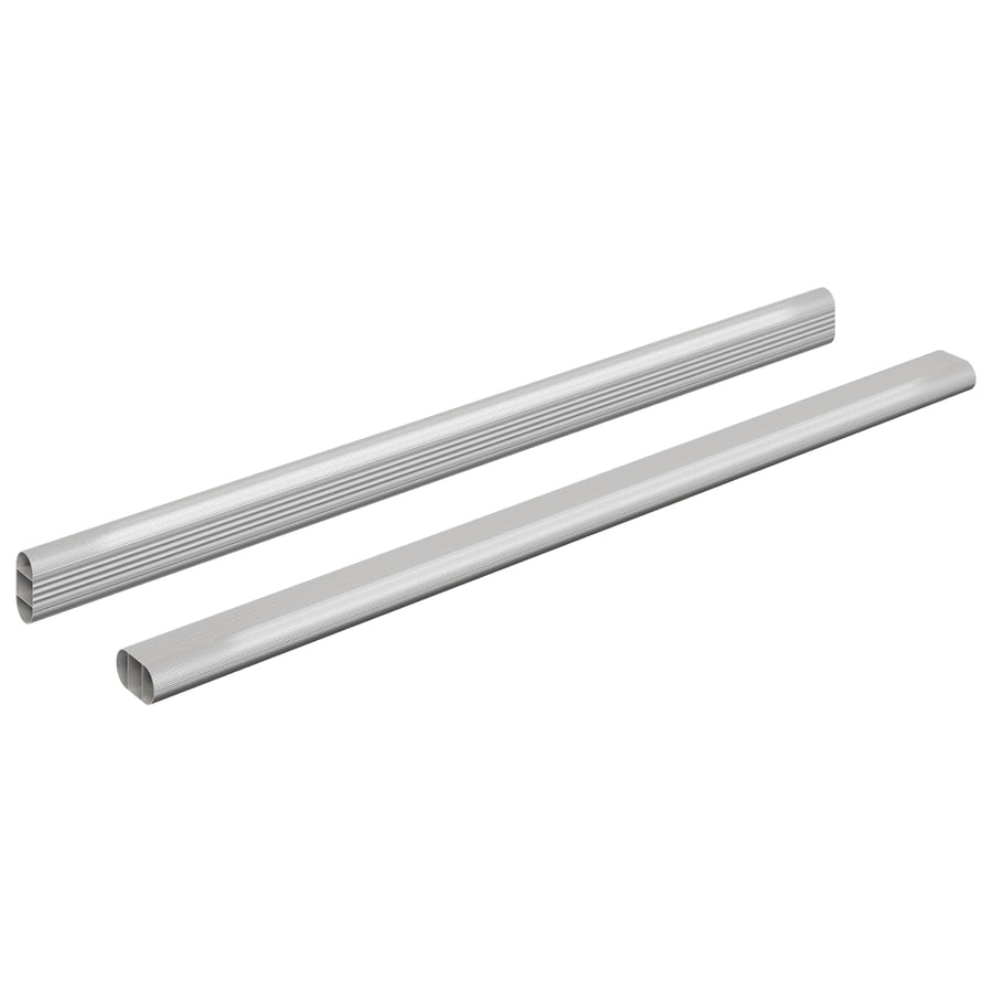 Kaststaaf 2 pcs Zilver 764 x 15 x 29 mm Aluminium Legering