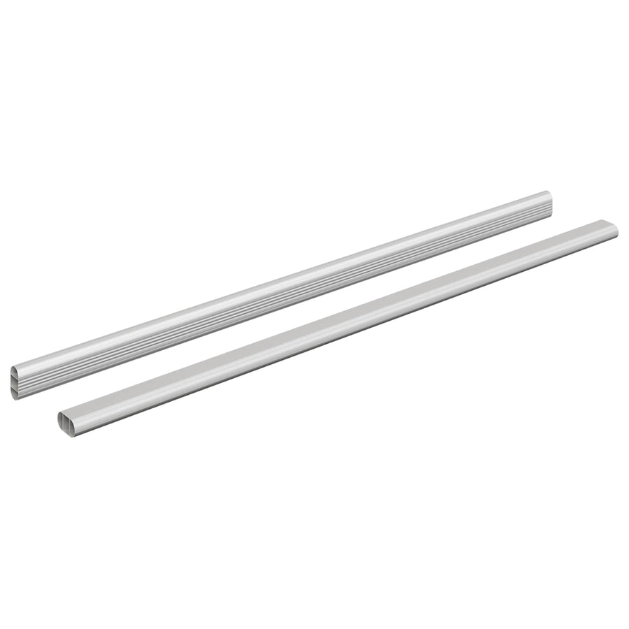 Kaststaaf 2 pcs Zilver 764 x 15 x 29 mm Aluminium Legering