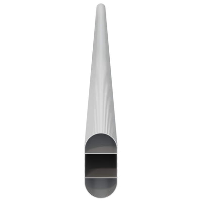 Kaststaaf 12 pcs Zilver 764 x 15 x 29 mm Aluminium Legering