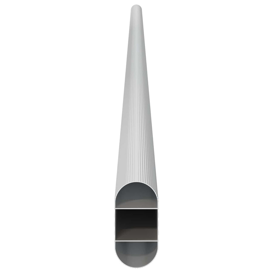 Kaststaaf 12 pcs Zilver 764 x 15 x 29 mm Aluminium Legering