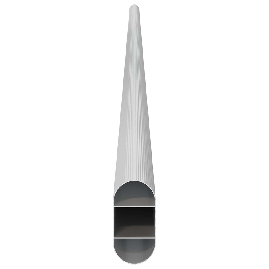 Kaststaaf 12 pcs Zilver 764 x 15 x 29 mm Aluminium Legering