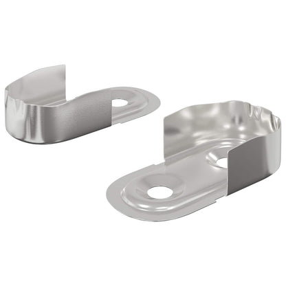 Kast Stang Beugel 2 pcs Wit Zink 40 x 18 x 10 mm IJzer