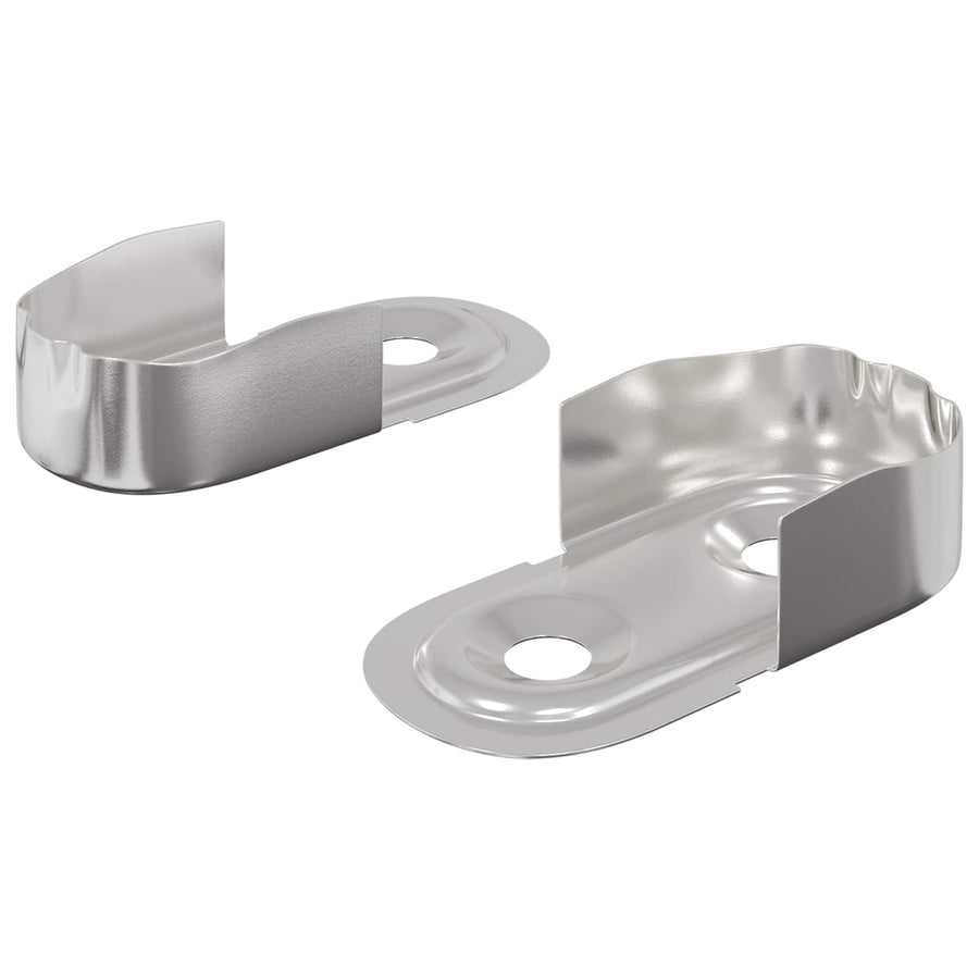 Kast Stang Beugel 2 pcs Wit Zink 40 x 18 x 10 mm IJzer