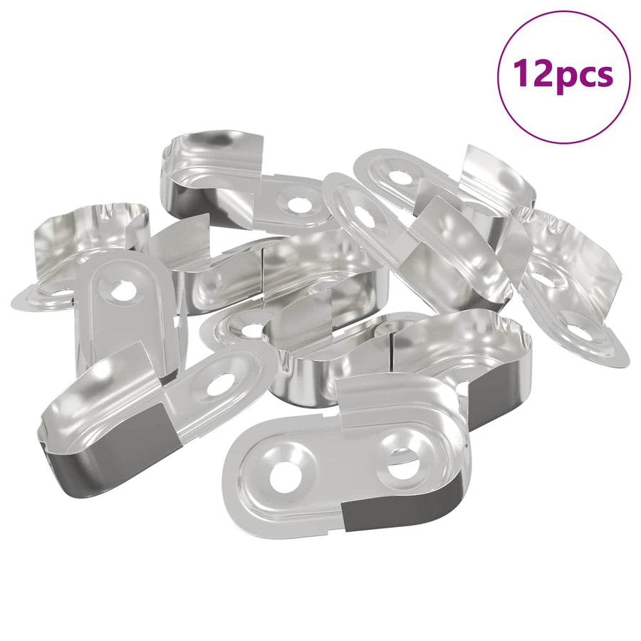 Kast Stang Beugel 12 pcs Wit Zink 40 x 18 x 10 mm IJzer