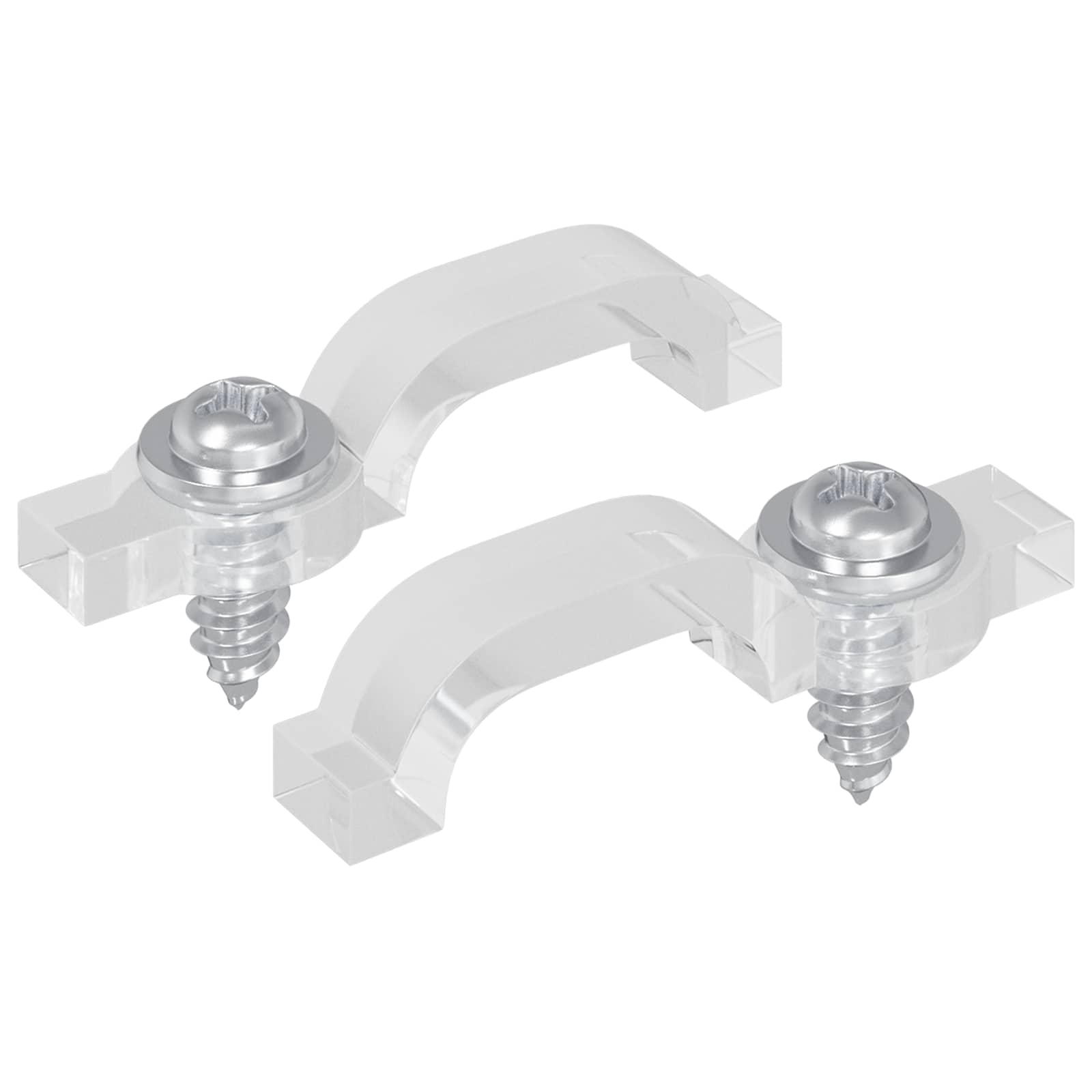 LED Strip Clips 2 pcs Doorzichtig 2 x 1 x 0.5 cm