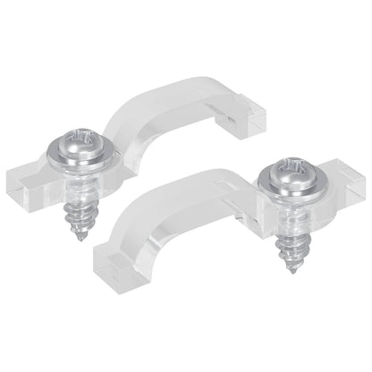 LED Strip Clips 2 pcs Doorzichtig 2 x 1 x 0.5 cm