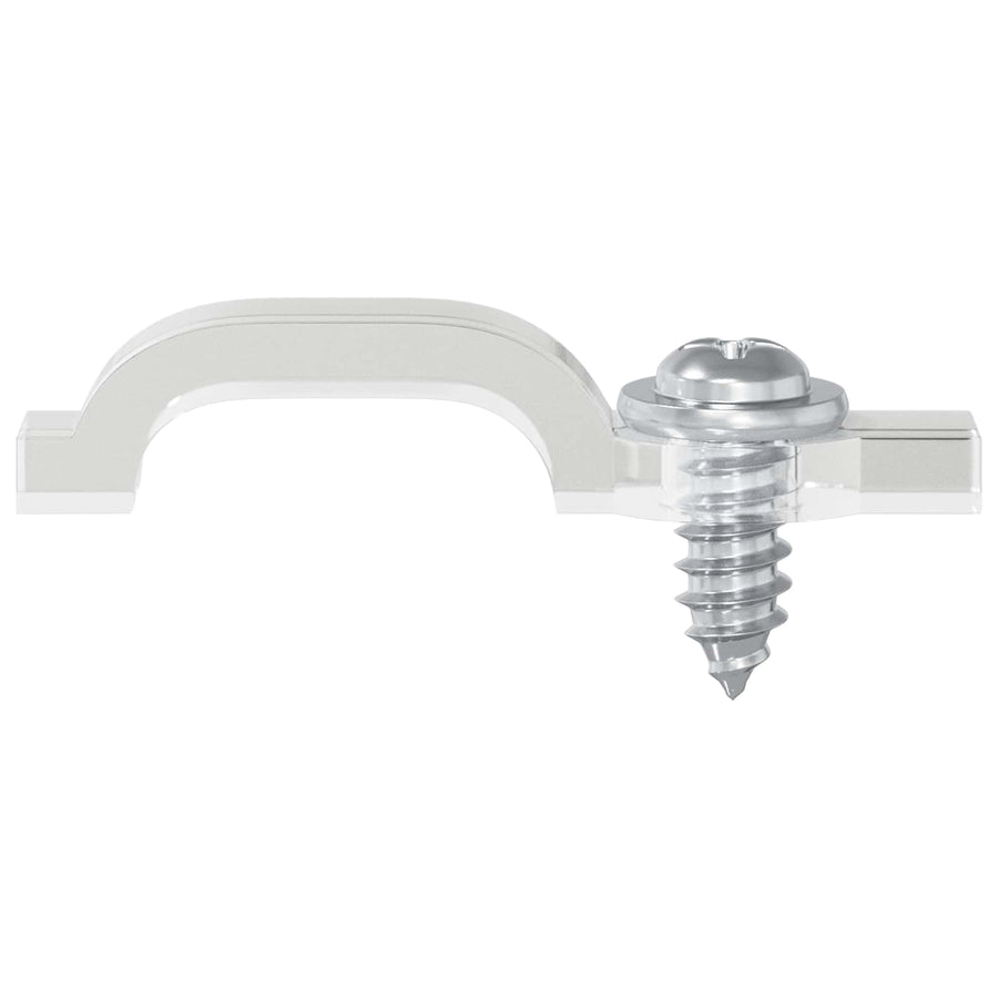LED Strip Clips 12 pcs Doorzichtig 2 x 1 x 0.5 cm