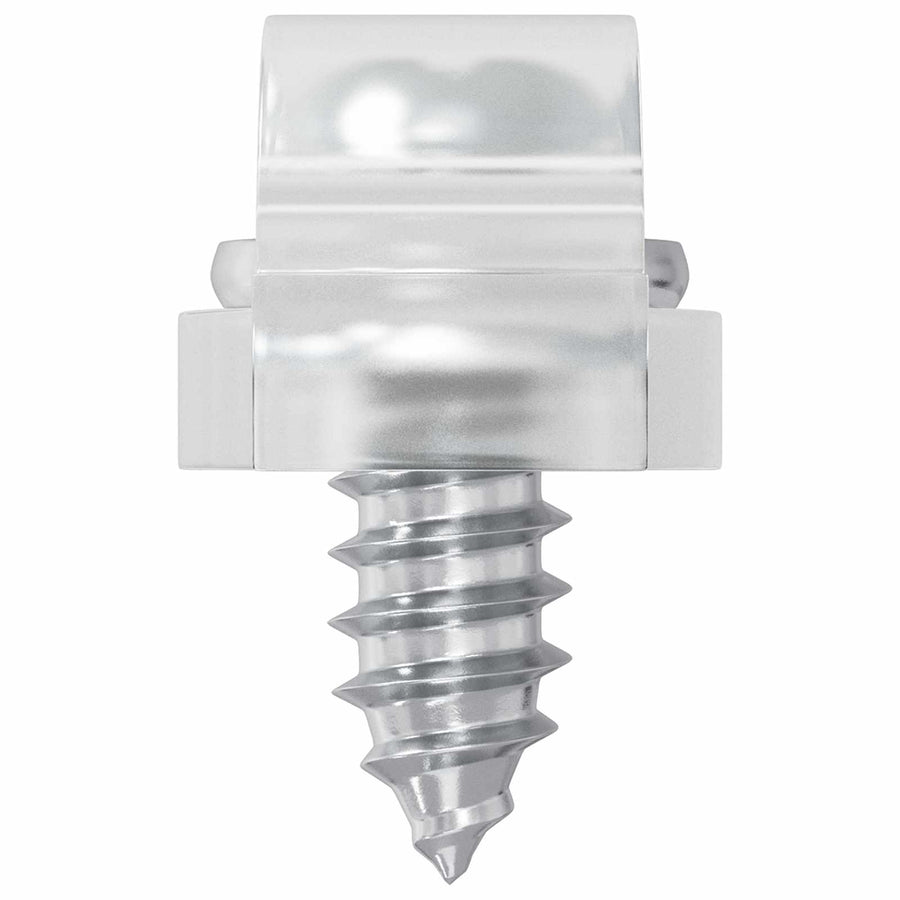 LED Strip Clips 12 pcs Doorzichtig 2 x 1 x 0.5 cm
