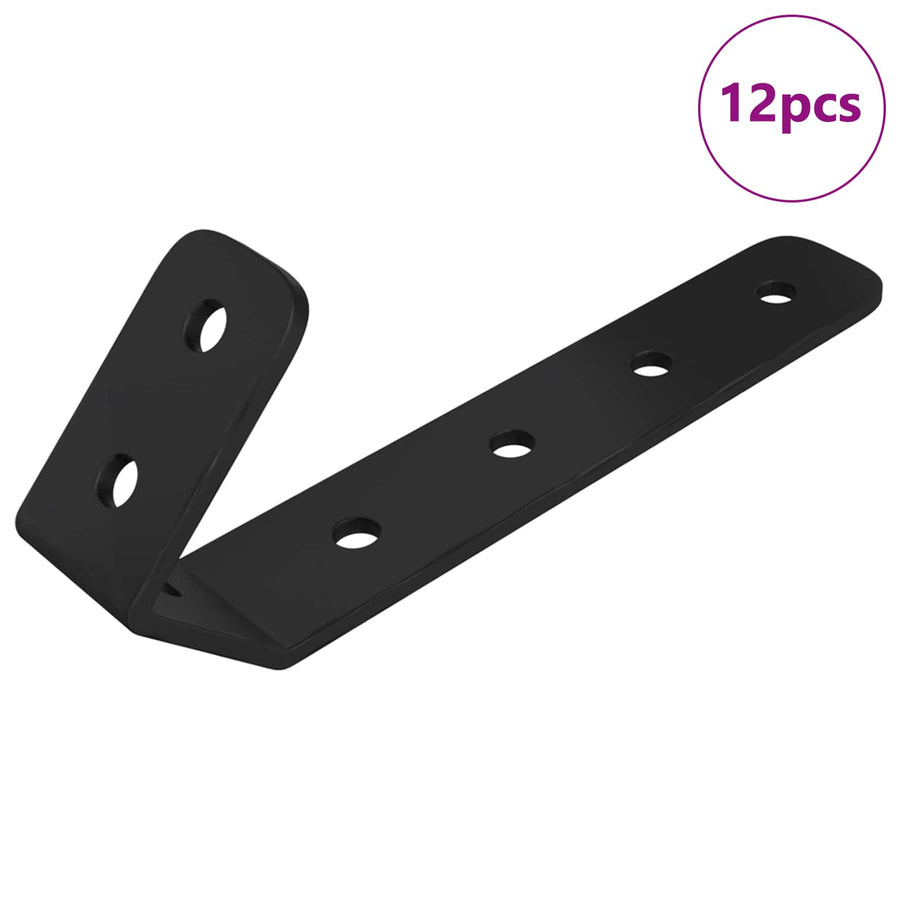 Haken 12 pcs Zwart M5 x 110 mm IJzer