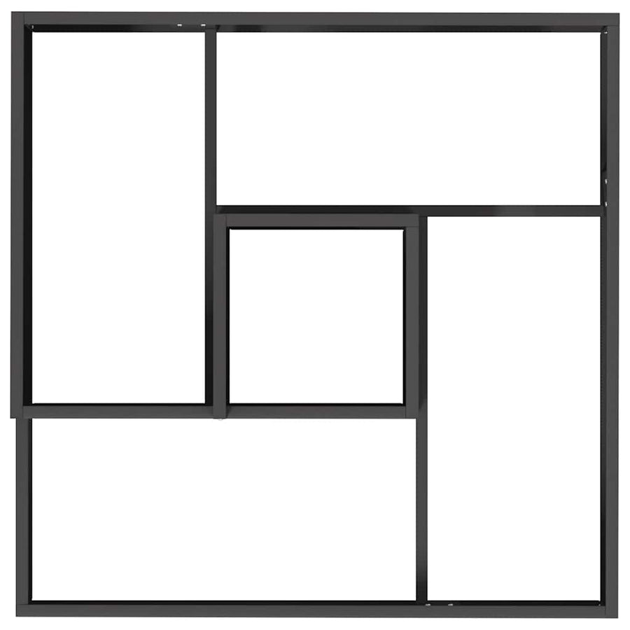 Tuin Bloempot Zwart 60 x 60 x 50 cm Koudgewalst staal