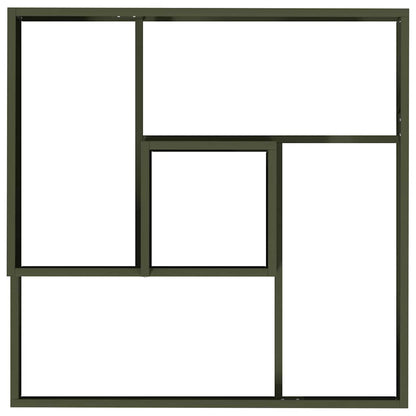 Tuin Bloempot Olijf Groen 60 x 60 x 50 cm Koudgewalst staal