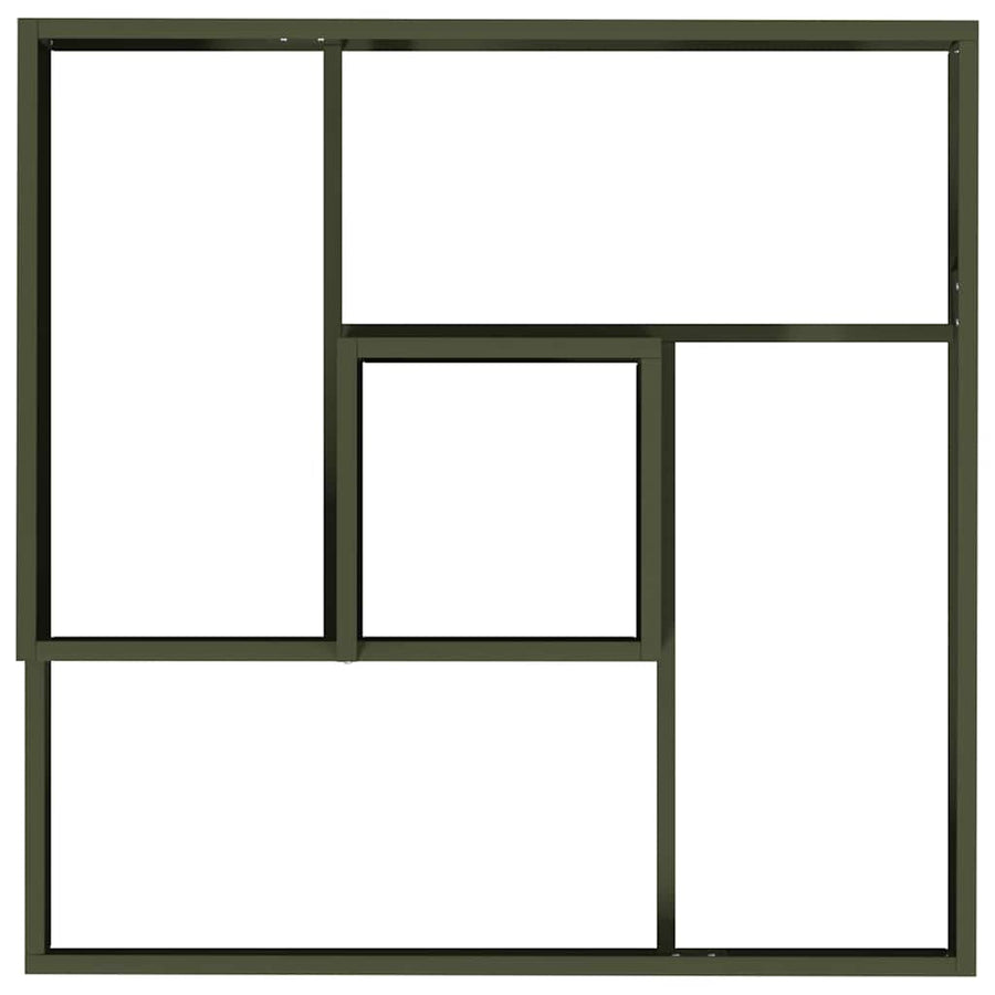Tuin Bloempot Olijf Groen 60 x 60 x 50 cm Koudgewalst staal